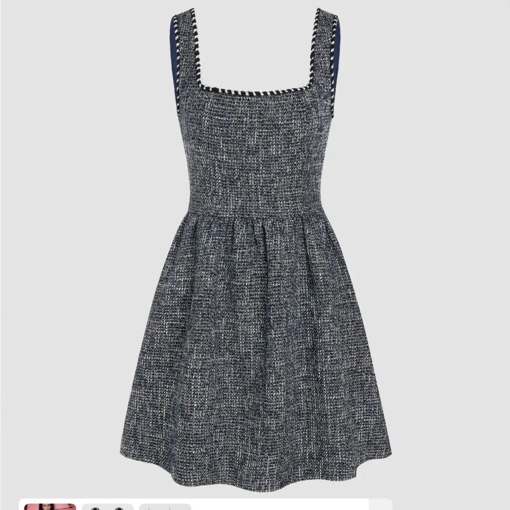 Extra large lined tweed dress new with tags